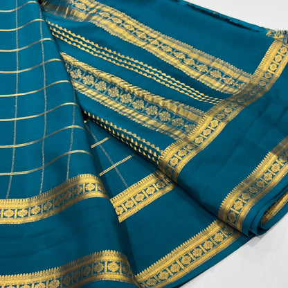 Pure Mysore Crepe Silk Saree