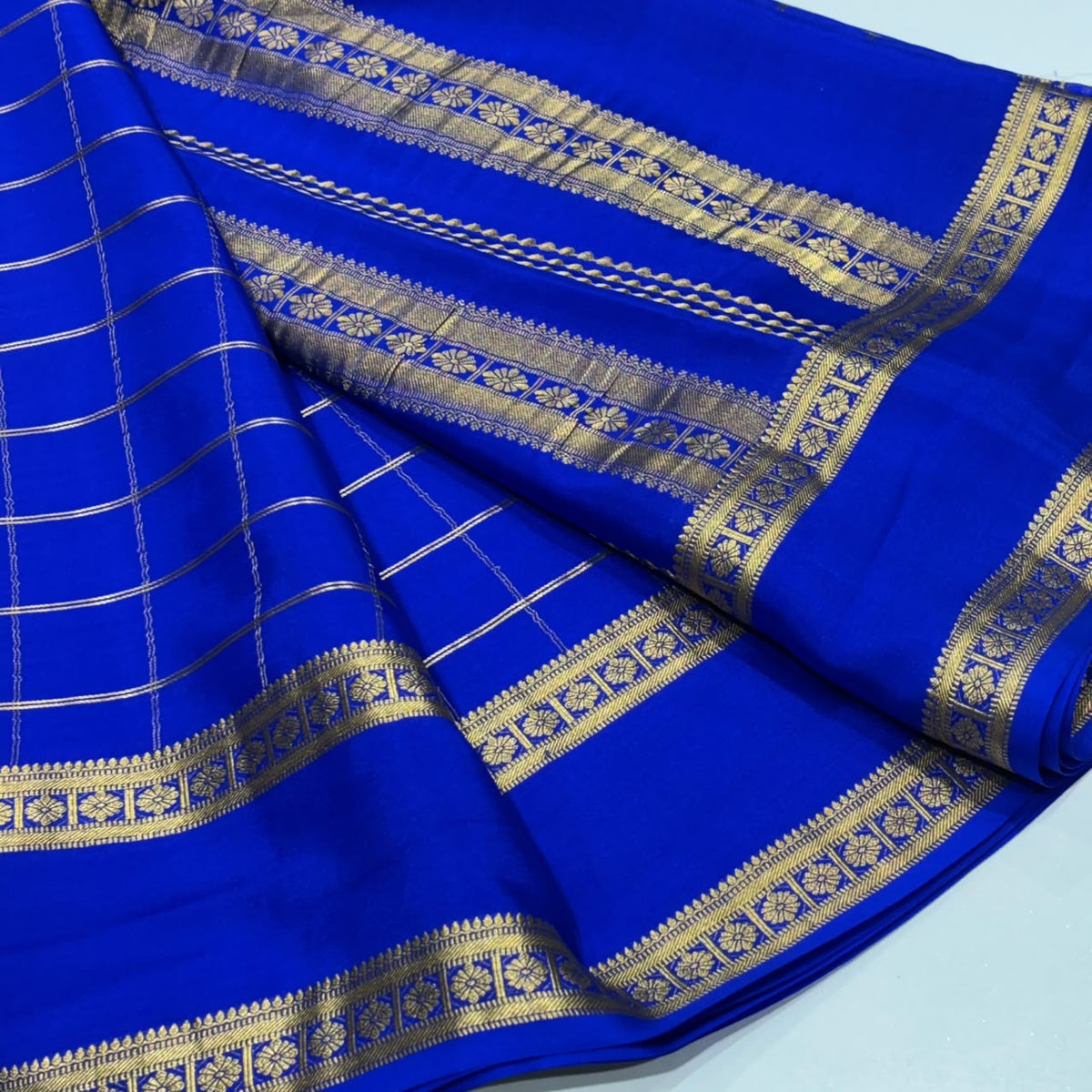 Pure Mysore Crepe Silk Saree