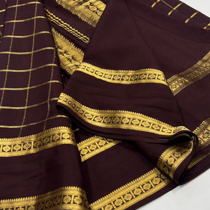 Pure Mysore Crepe Silk Saree