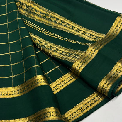 Pure Mysore Crepe Silk Saree