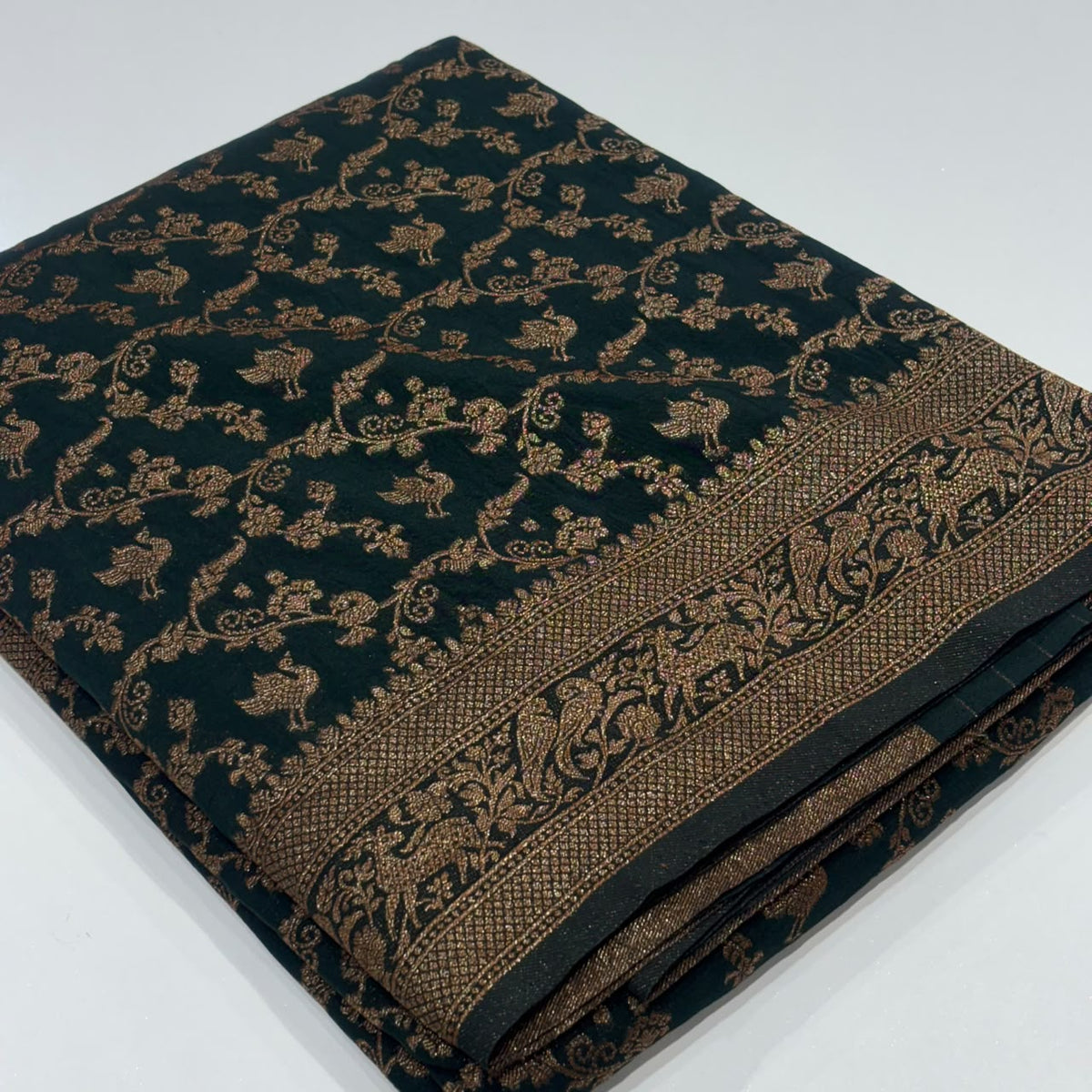 Semi Banarasi Georgette Saree