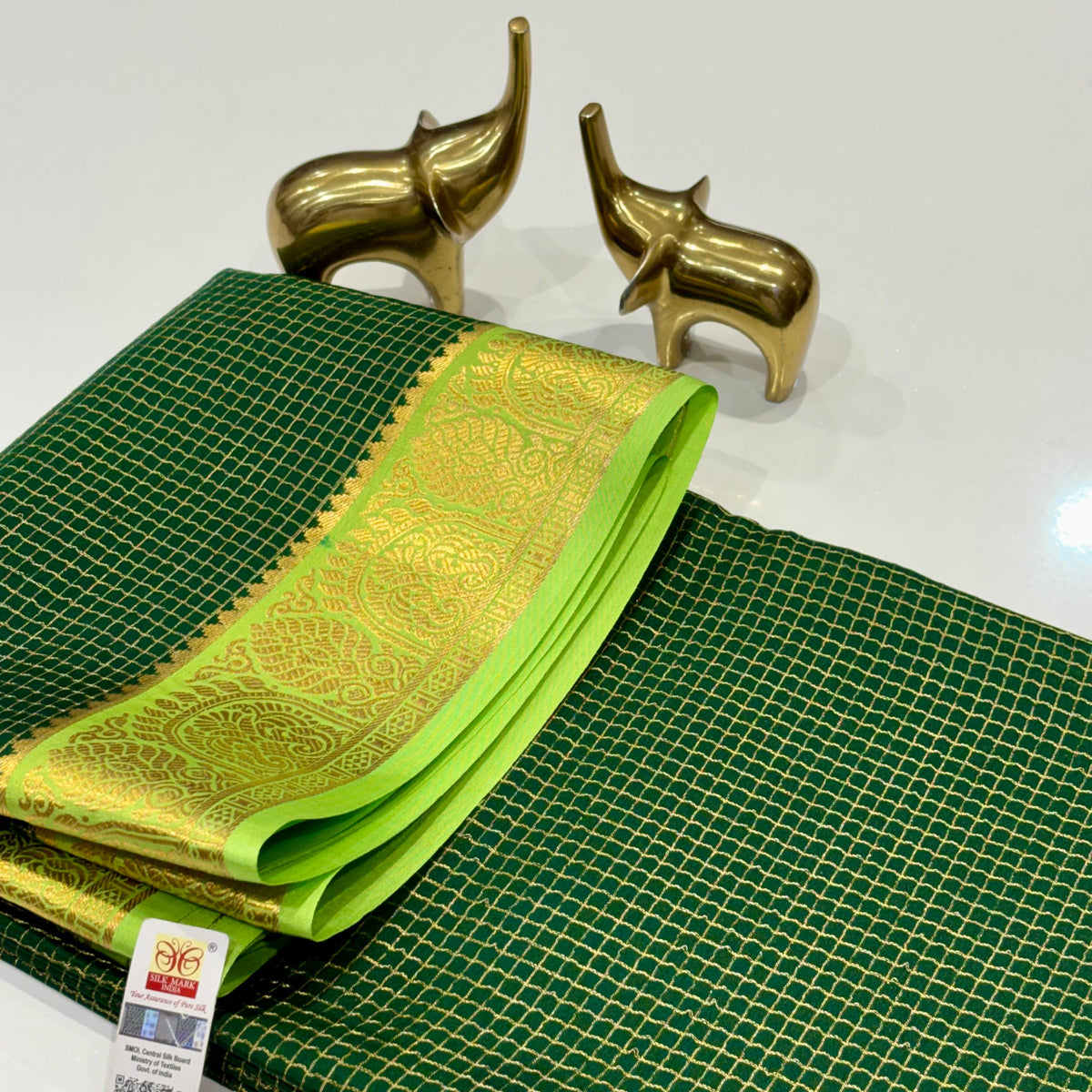 Pure Mysore Crepe Silk Saree