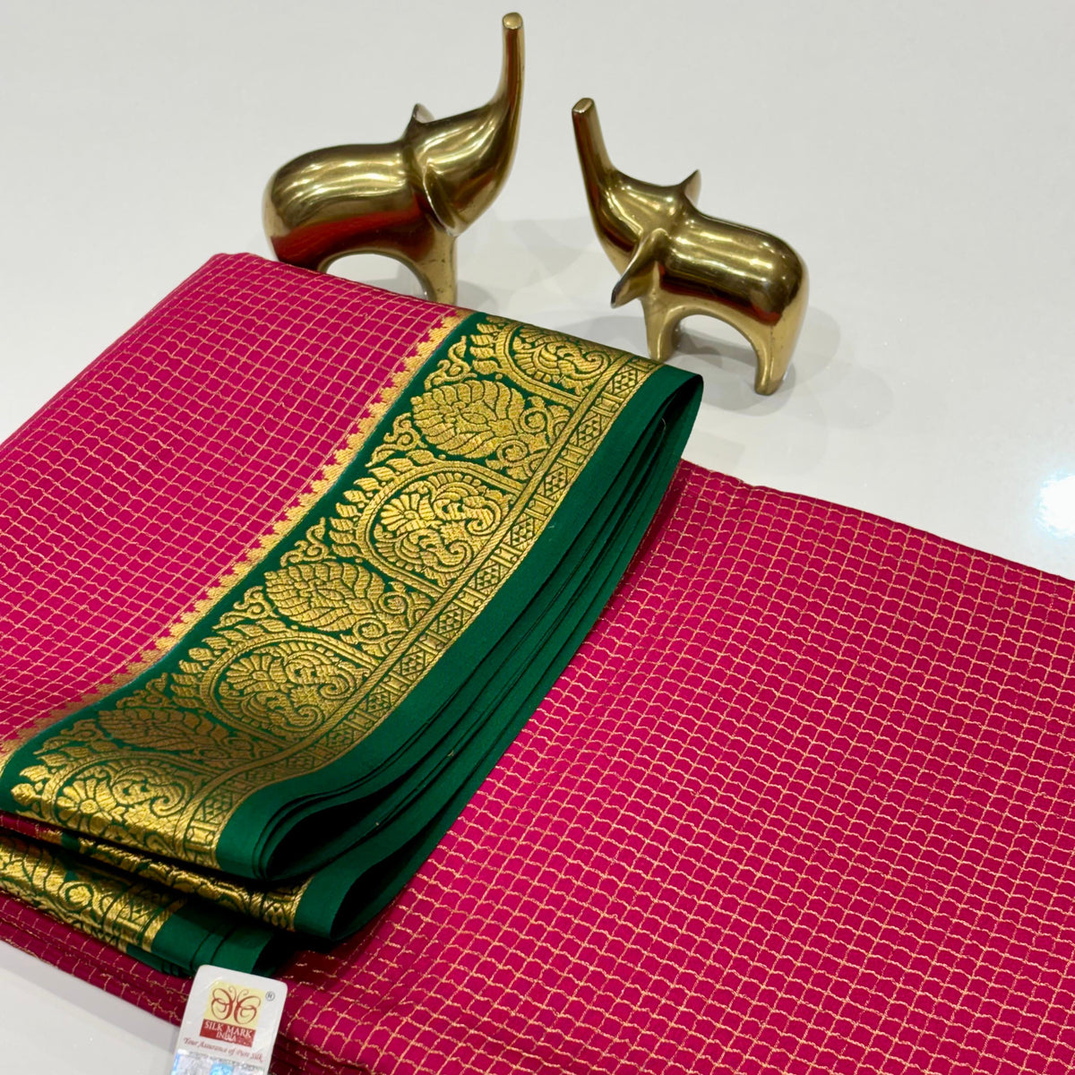 Pure Mysore Crepe Silk Saree
