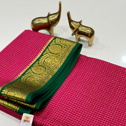 Pure Mysore Crepe Silk Saree