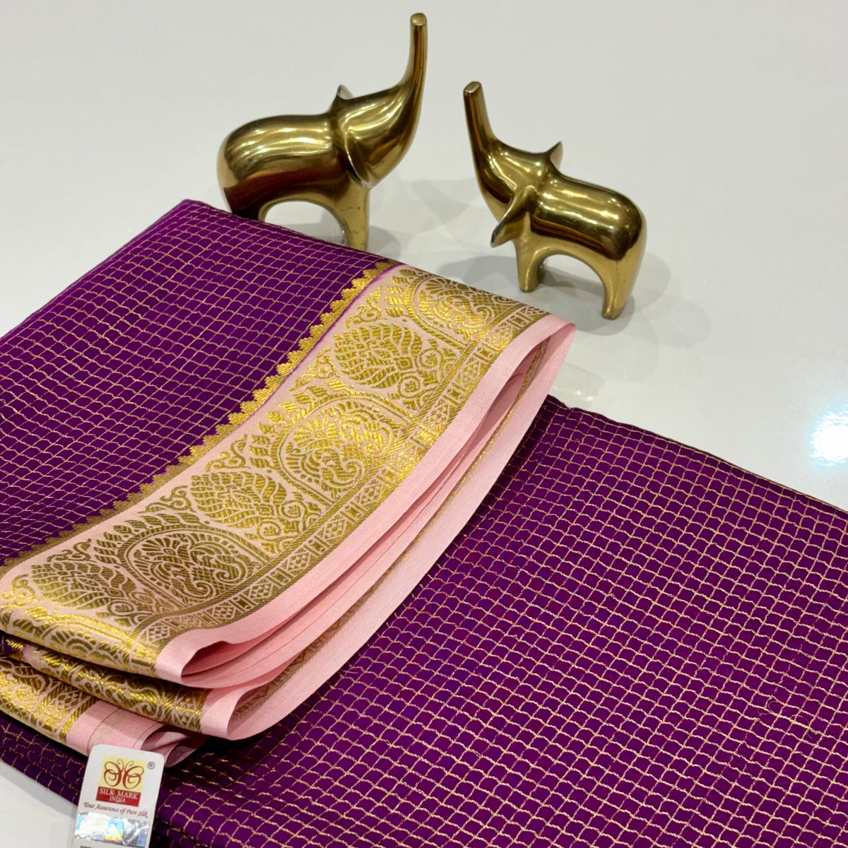 Pure Mysore Crepe Silk Saree
