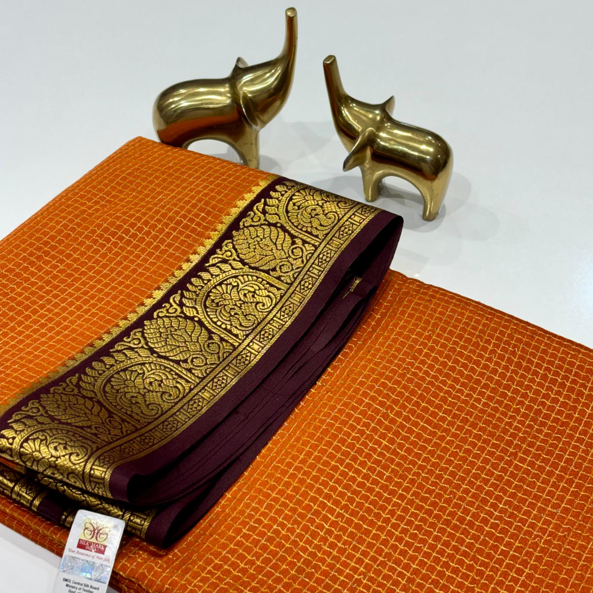 Pure Mysore Crepe Silk Saree
