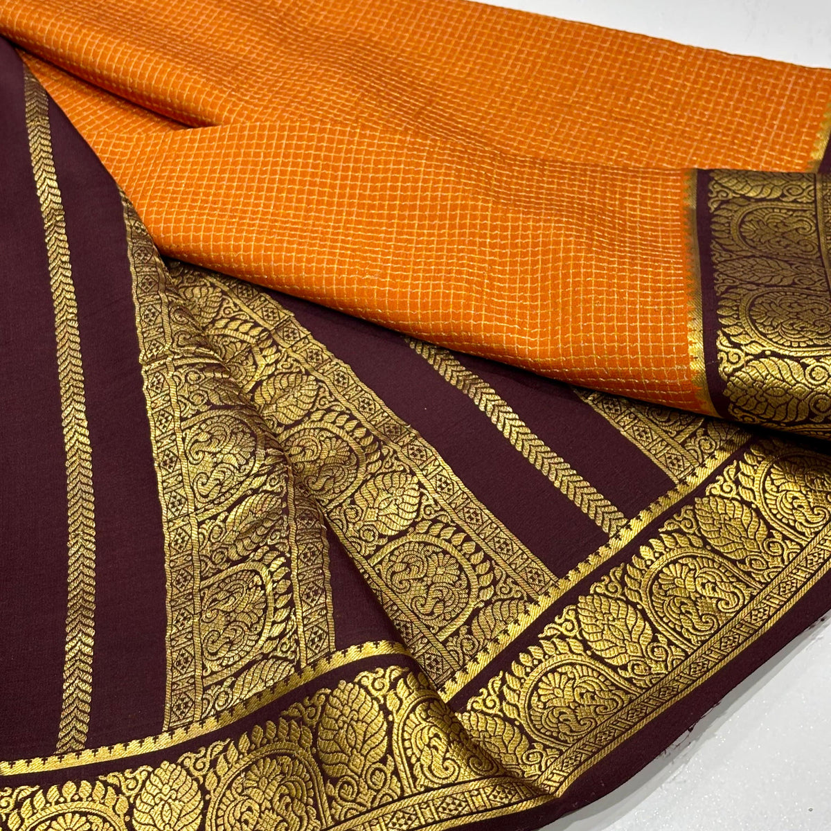 Pure Mysore Crepe Silk Saree