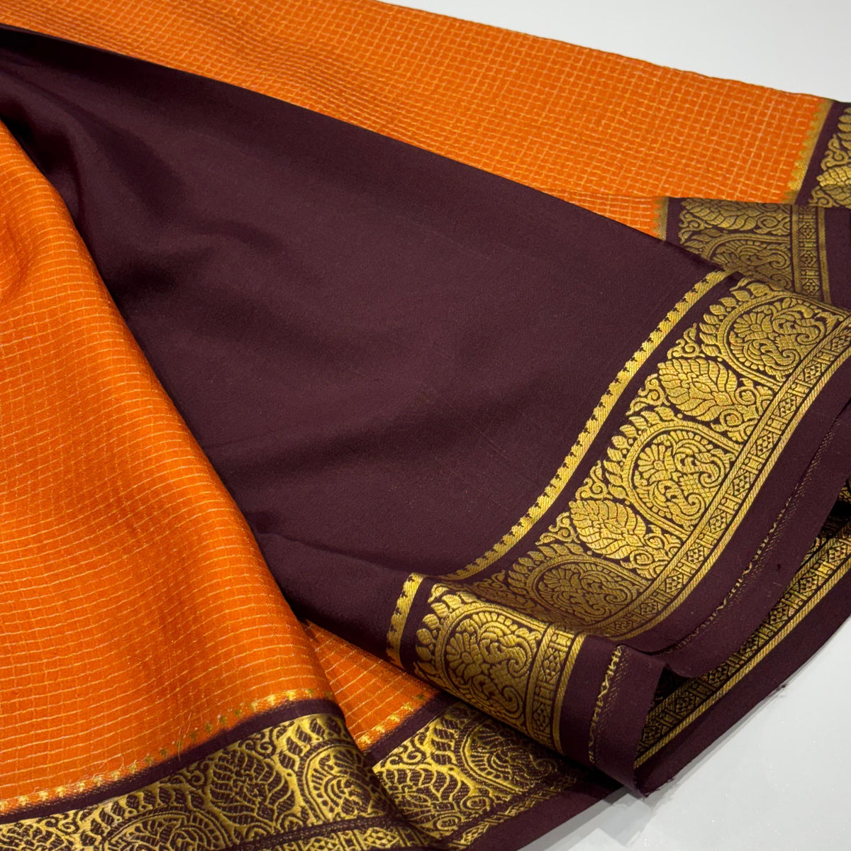 Pure Mysore Crepe Silk Saree