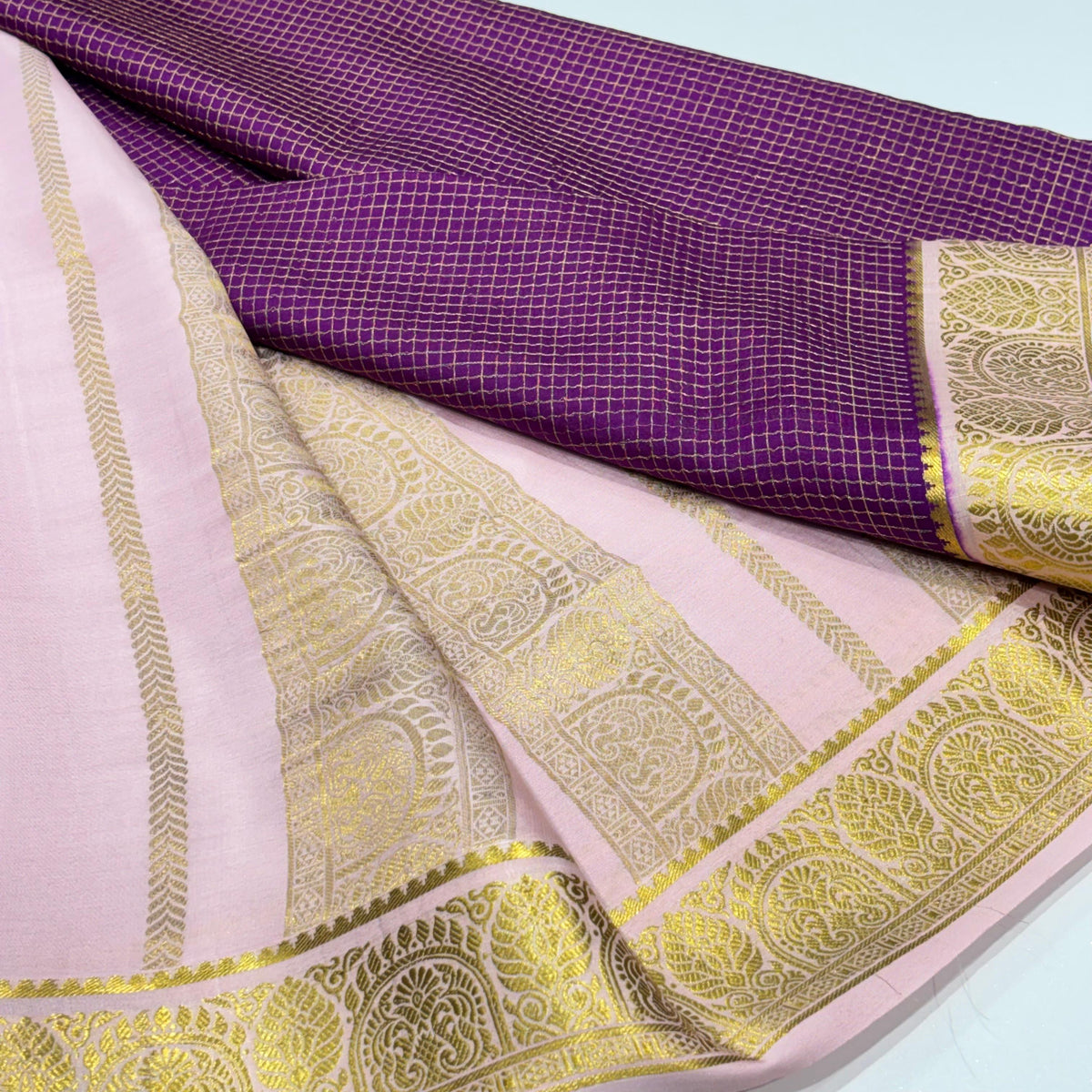 Pure Mysore Crepe Silk Saree