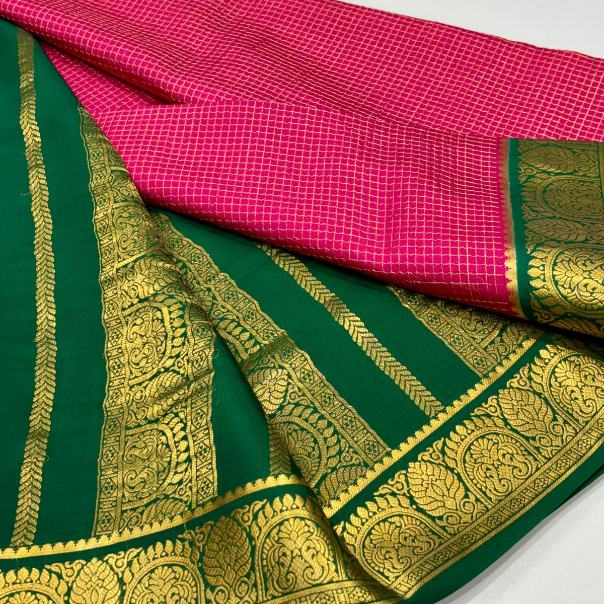 Pure Mysore Crepe Silk Saree