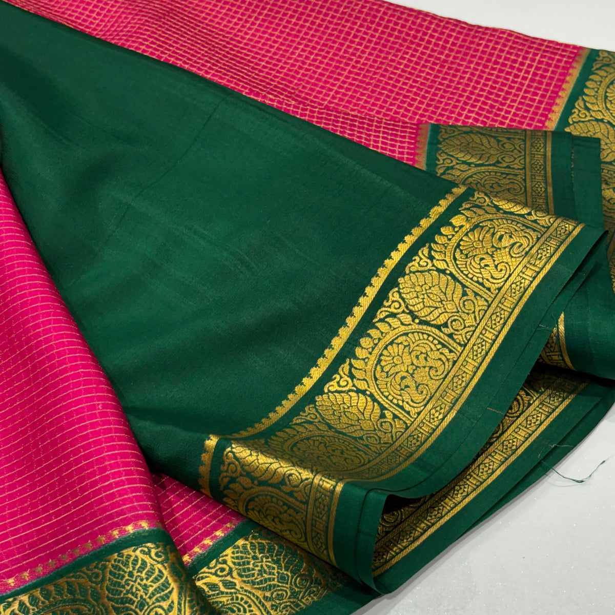 Pure Mysore Crepe Silk Saree