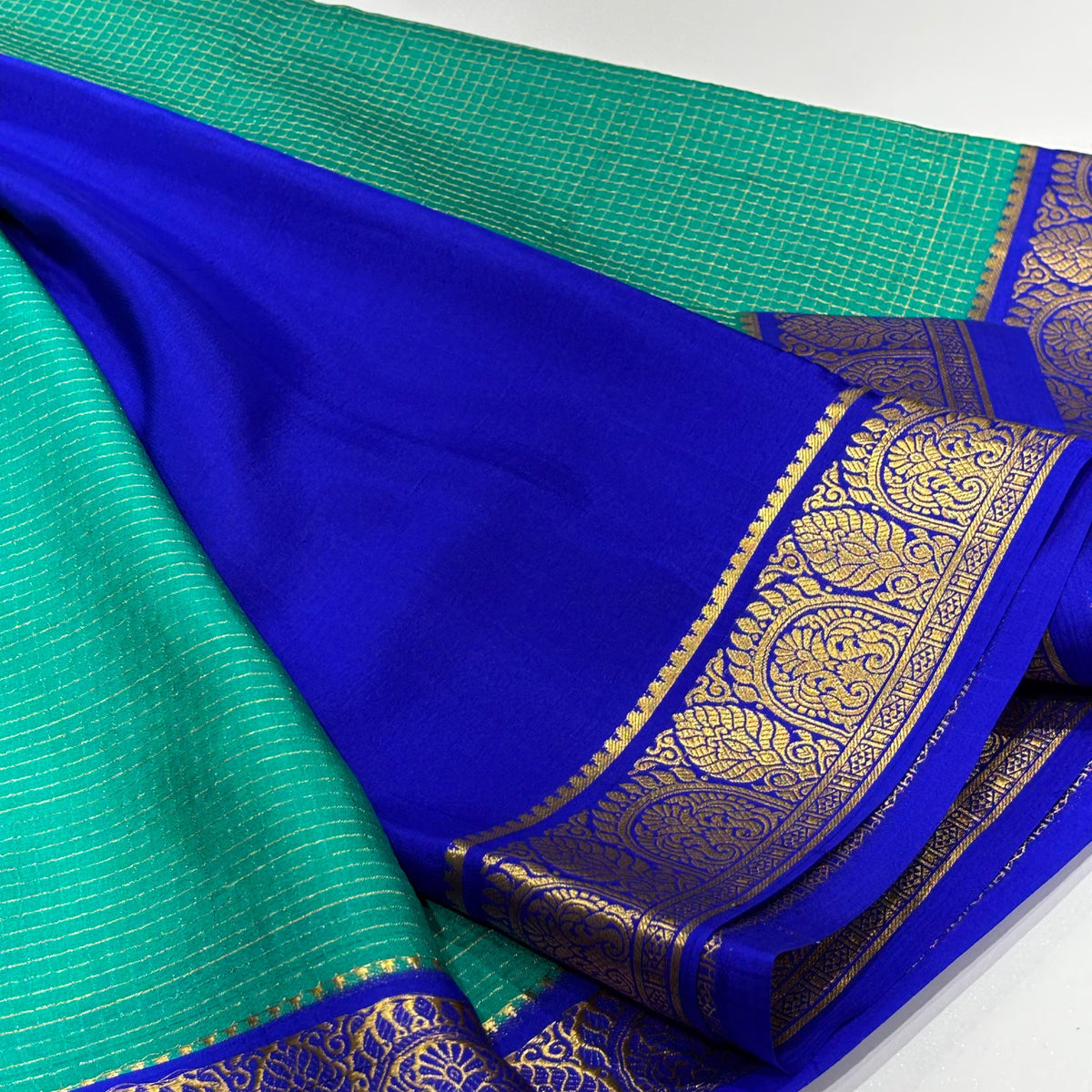 Pure Mysore Crepe Silk Saree