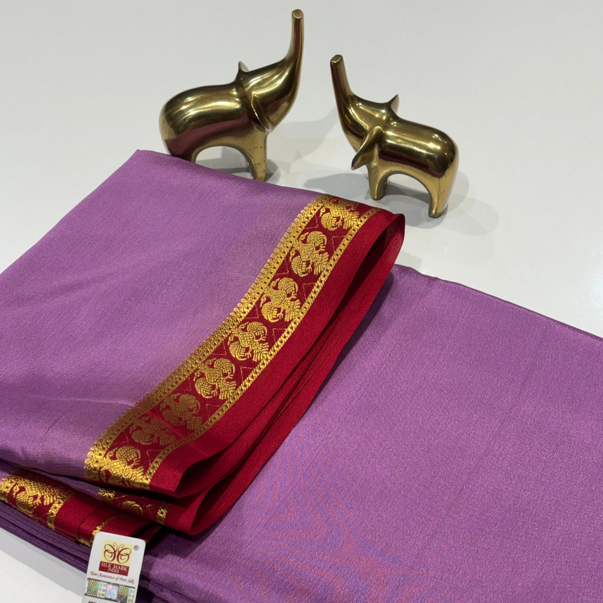 Pure Mysore Crepe Silk Saree