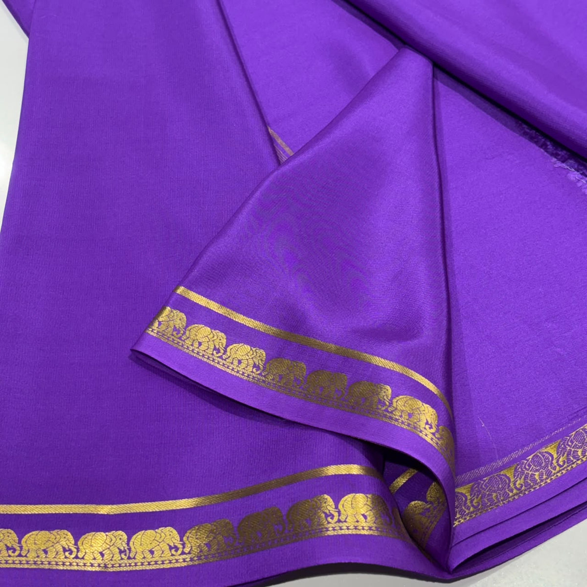 Pure Mysore Crepe Silk Saree