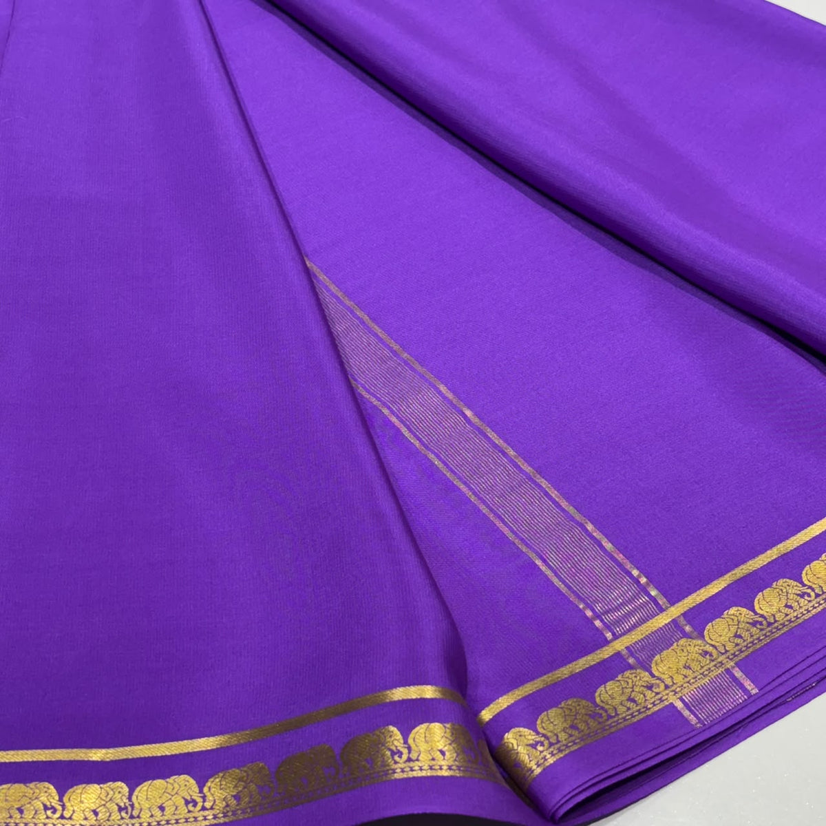 Pure Mysore Crepe Silk Saree