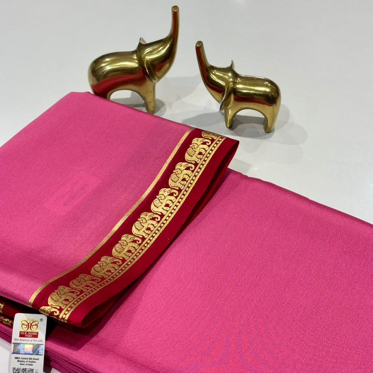 Pure Mysore Crepe Silk Saree