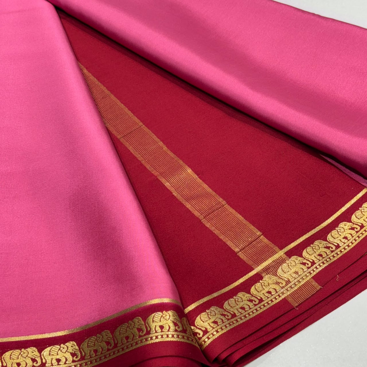 Pure Mysore Crepe Silk Saree
