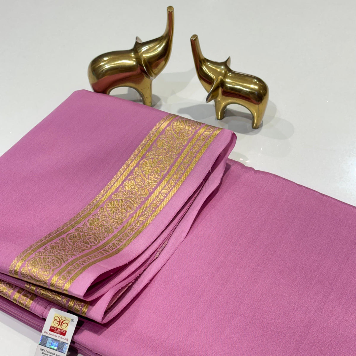 Pure Mysore Crepe Silk Saree