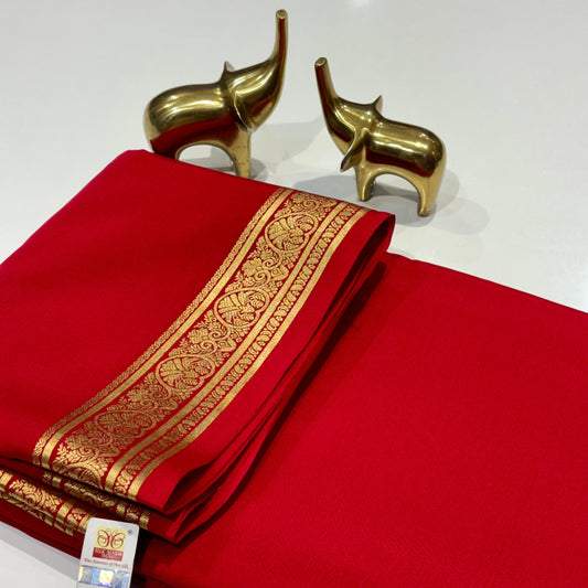 Pure Mysore Crepe Silk Saree