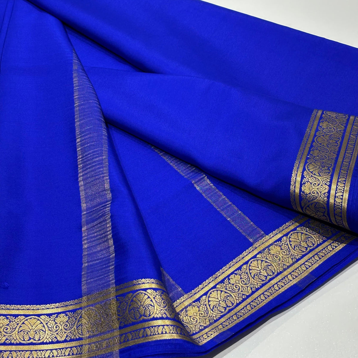 Pure Mysore Crepe Silk Saree