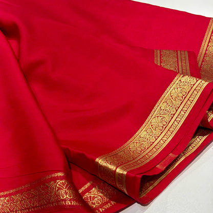 Pure Mysore Crepe Silk Saree