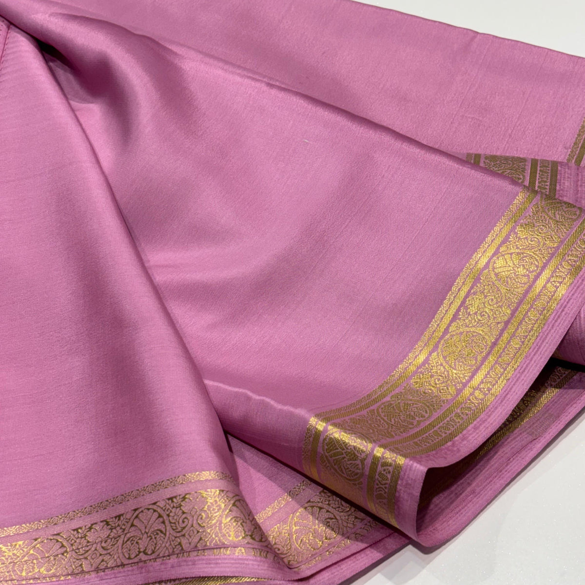 Pure Mysore Crepe Silk Saree
