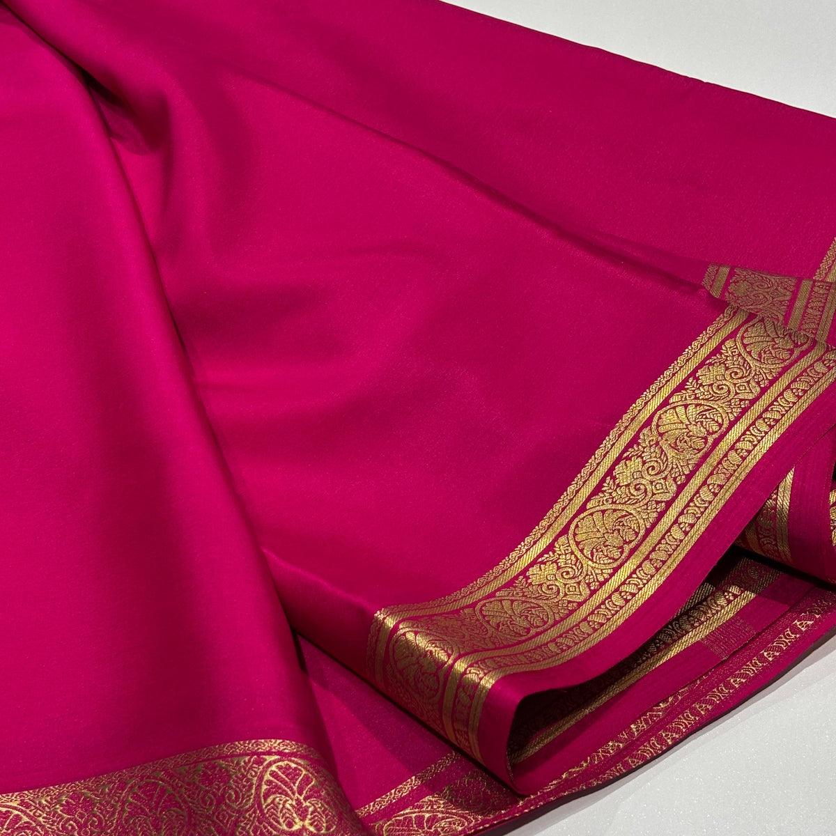 Pure Mysore Crepe Silk Saree