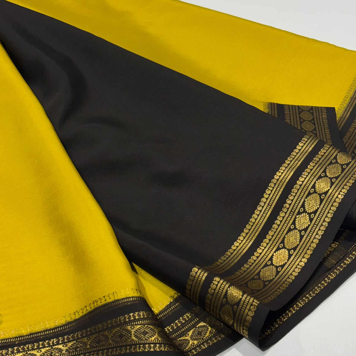 Pure Mysore Crepe Silk Saree