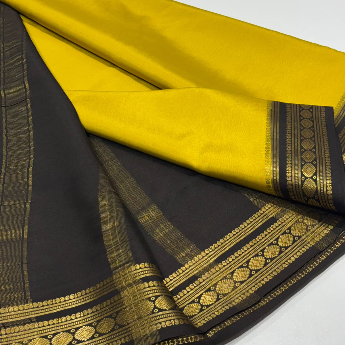 Pure Mysore Crepe Silk Saree