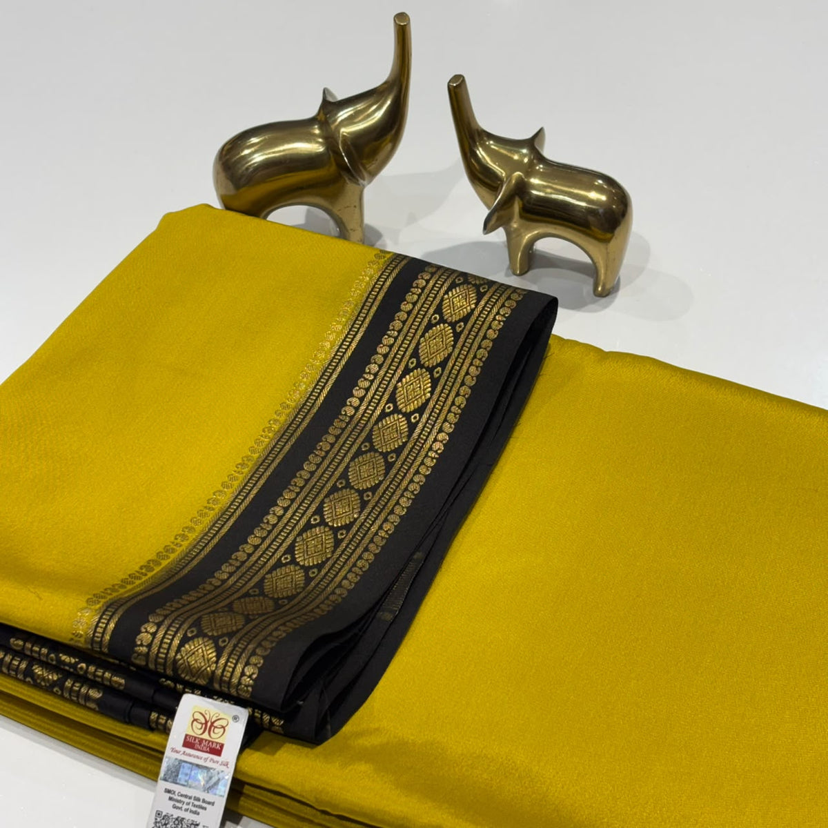 Pure Mysore Crepe Silk Saree