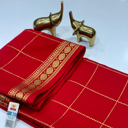 Pure Mysore Crepe Silk Saree