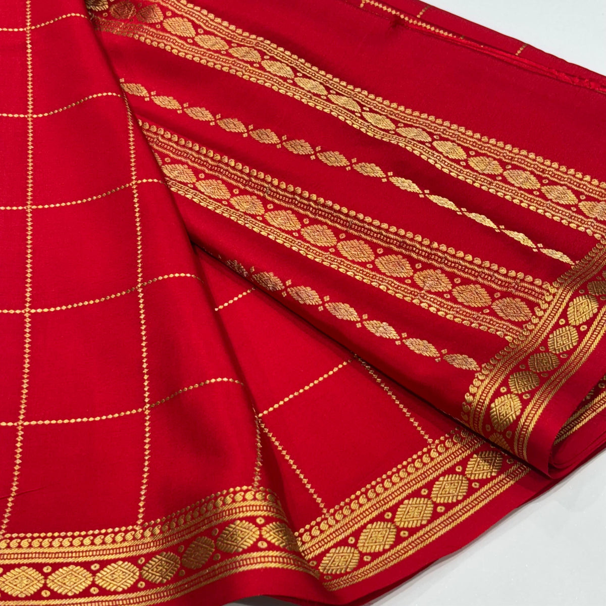 Pure Mysore Crepe Silk Saree