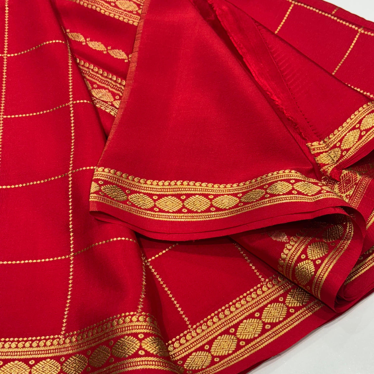 Pure Mysore Crepe Silk Saree