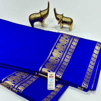 Pure Mysore Crepe Silk Saree