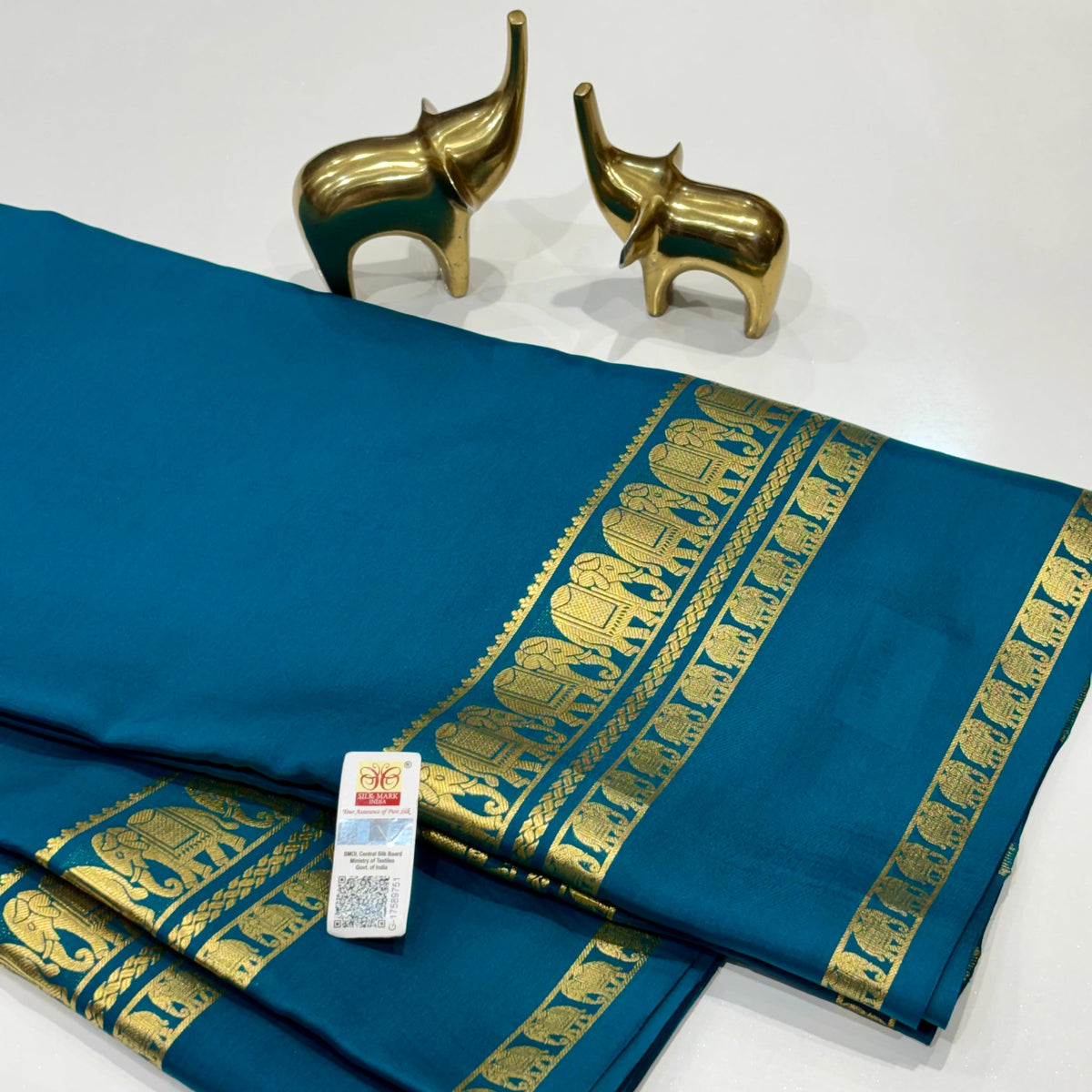 Pure Mysore Crepe Silk Saree