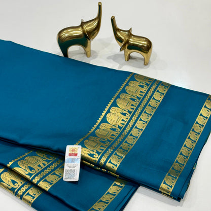 Pure Mysore Crepe Silk Saree