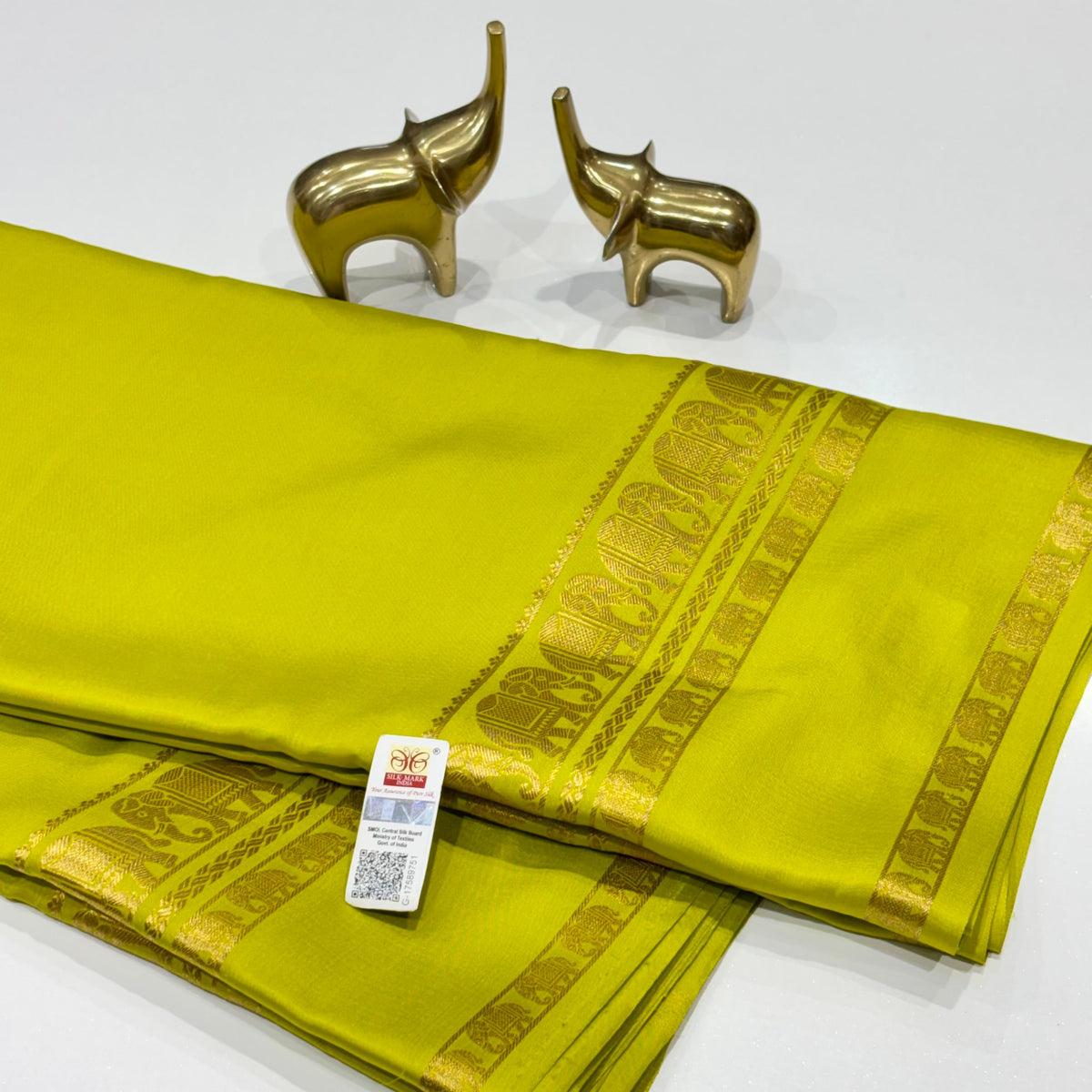 Pure Mysore Crepe Silk Saree