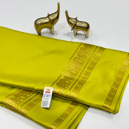 Pure Mysore Crepe Silk Saree