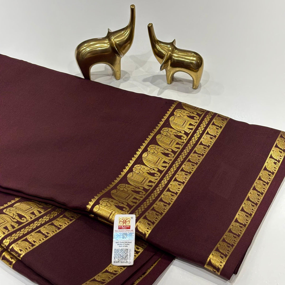 Pure Mysore Crepe Silk Saree