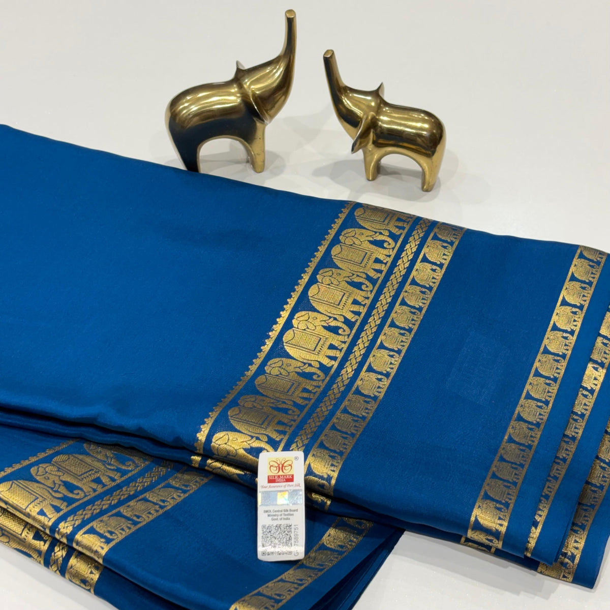 Pure Mysore Crepe Silk Saree