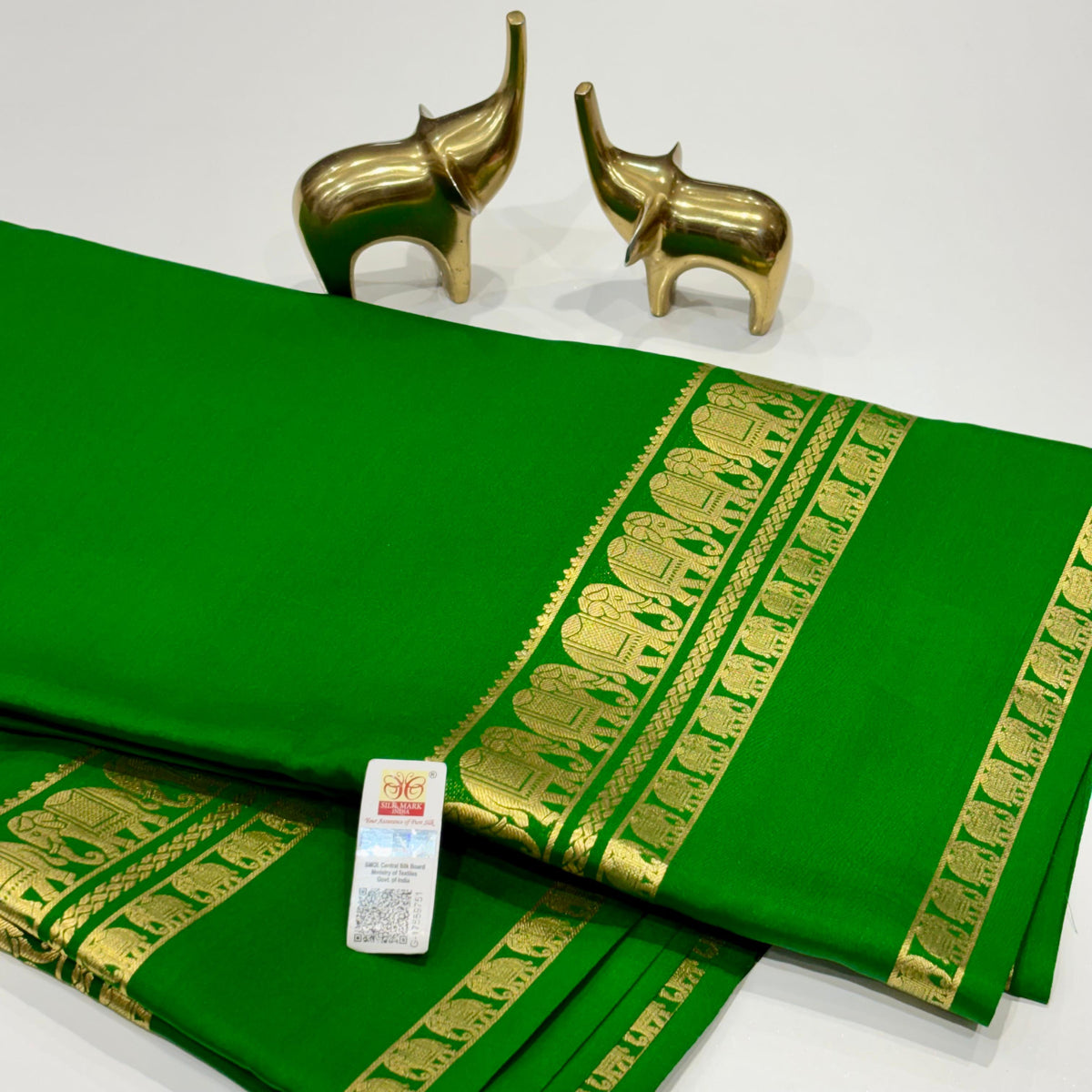 Pure Mysore Crepe Silk Saree