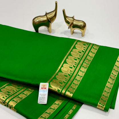 Pure Mysore Crepe Silk Saree