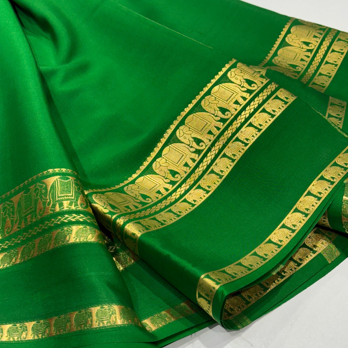 Pure Mysore Crepe Silk Saree