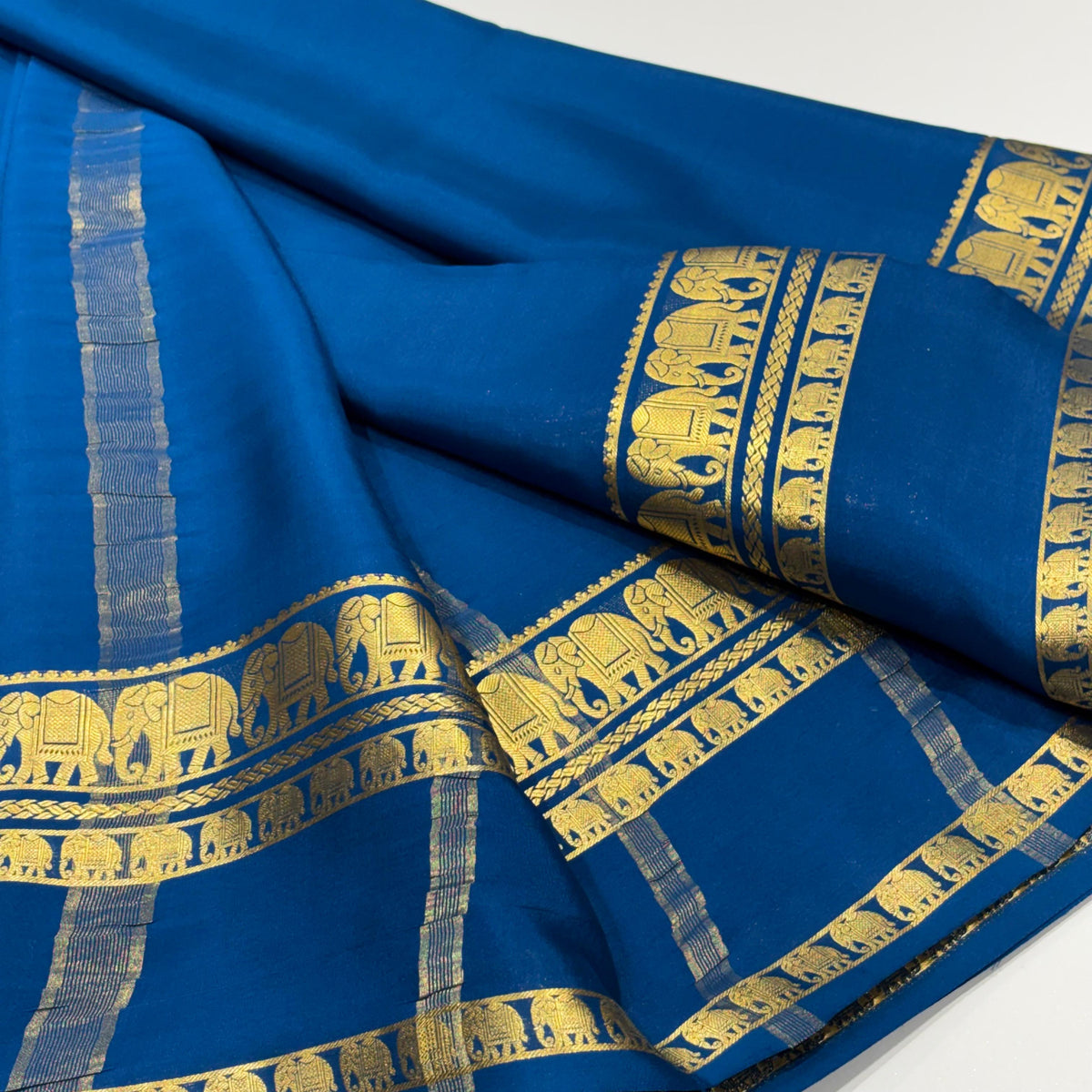 Pure Mysore Crepe Silk Saree