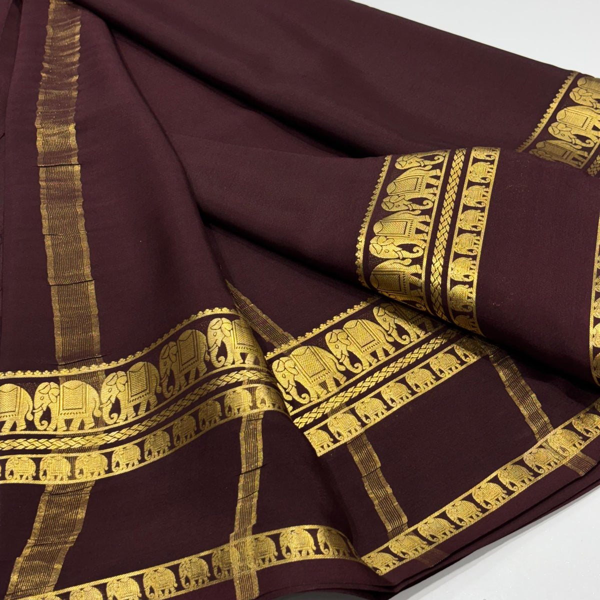 Pure Mysore Crepe Silk Saree