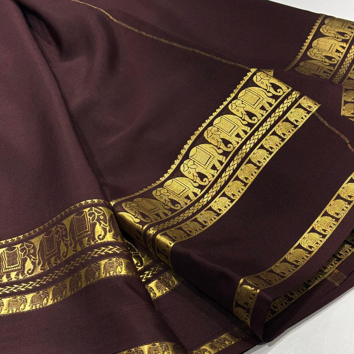 Pure Mysore Crepe Silk Saree