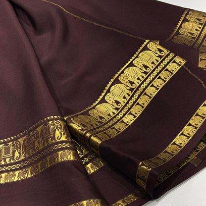 Pure Mysore Crepe Silk Saree