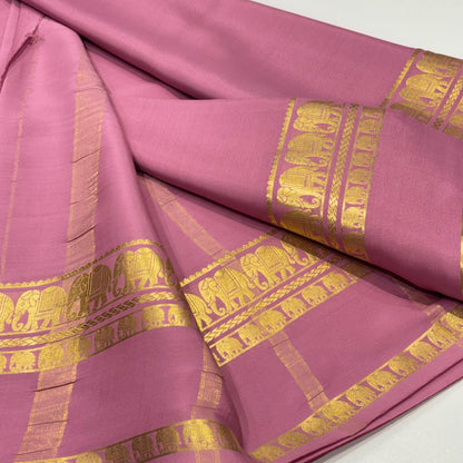 Pure Mysore Crepe Silk Saree