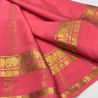 Pure Mysore Crepe Silk Saree
