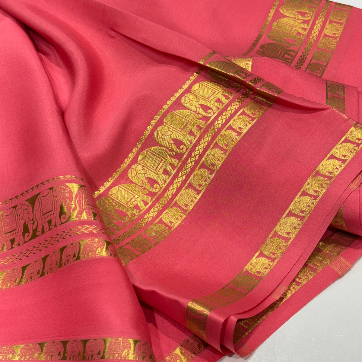 Pure Mysore Crepe Silk Saree